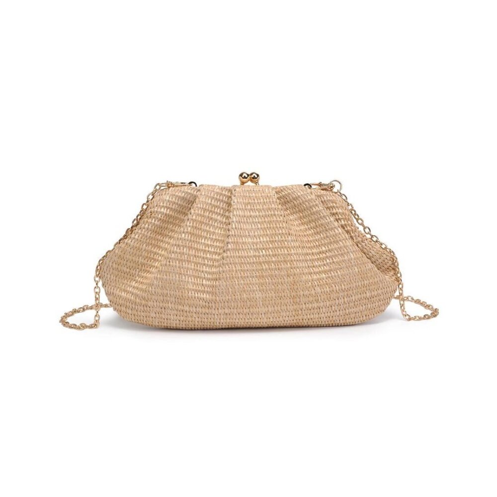 TRIANA STRAW FRAME CLUTCH - Picture 7 of 7